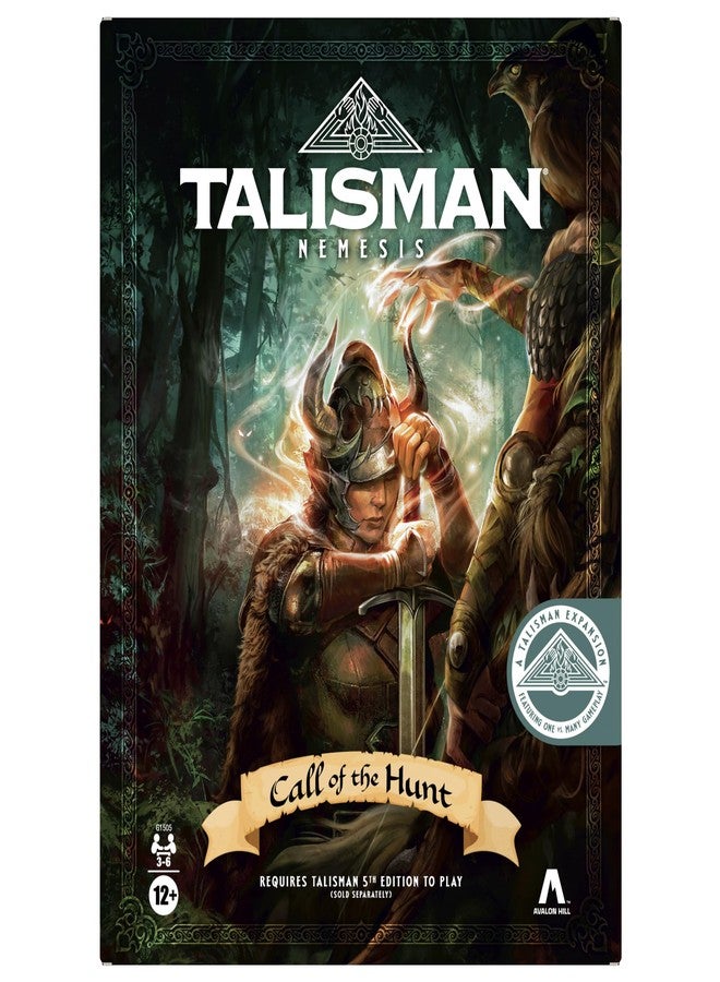أفالون هيل حزمة توسعة لعبة Avalon Hill Talisman Nemesis: Call of The Hunt - لعبة استراتيجية مغامرات - للأعمار من 12 سنة فما فوق - من 3 إلى 6 لاعبين - 60 دقيقة - Image 1
